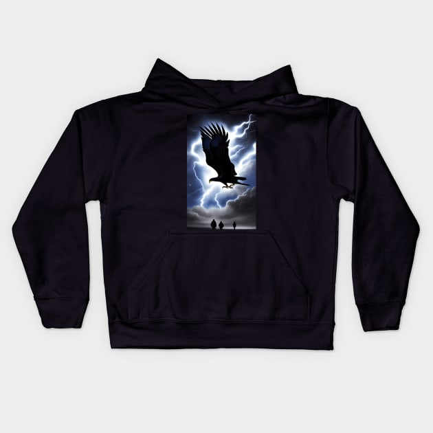 Storms and Shadows Kids Hoodie by GoodSirWills Place